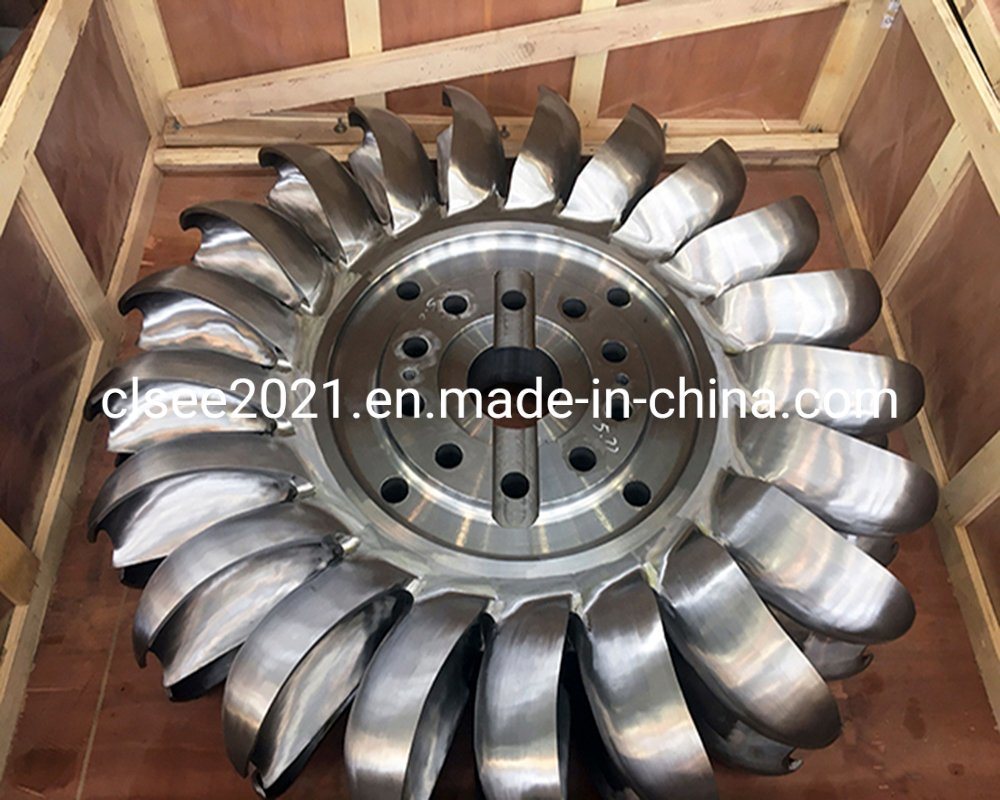 Pelton Turbine Runner Manufacturing High Efficiency for Water Plant